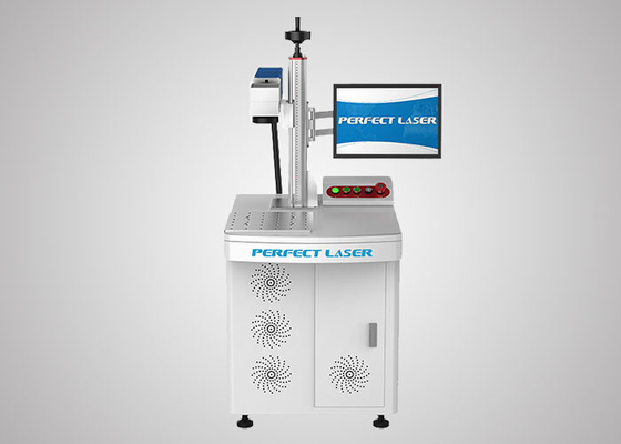 machine automatique d'inscription de laser d'acier au carbone en métal de 20w 30w 50w 100w avec le PC