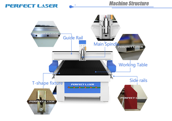 Machine de gravure de routeur de commande numérique par ordinateur de la publicité à grande vitesse de 4,000-7,000mm/min pour le PVC acrylique en bois
