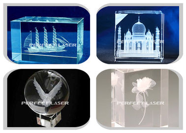 sous-surface 3D à l'intérieur de la machine de gravure laser en cristal de verre pour des images personnalisées