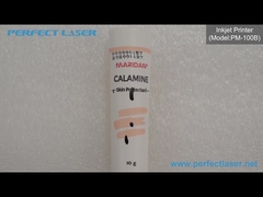 Imprimantes à jet d'encre industrielles à laser parfaites PM-100B imprimer sur bouteille en plastique