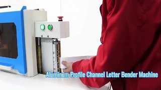Machine à cintrer les lettres de canal de profil en aluminium