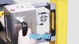 Machine portative de marquage de broche de point électrique de batterie portative de contrôle d'écran tactile d'affichage à cristaux liquides PEQD-260