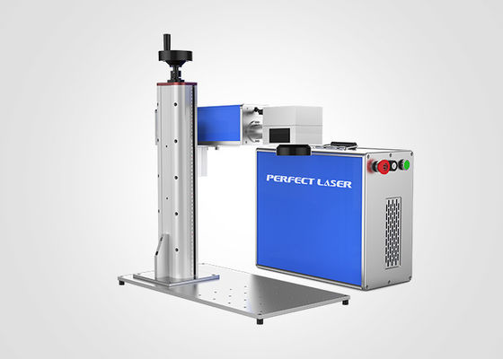 Machine de marquage laser à fibre de type levage de bureau 20W MOPA petit compact