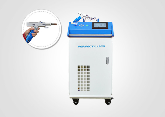 1070nm 1000W 1500W Machine de soudage laser portative pour souder la feuille galvanisée en alliage d'aluminium en acier inoxydable