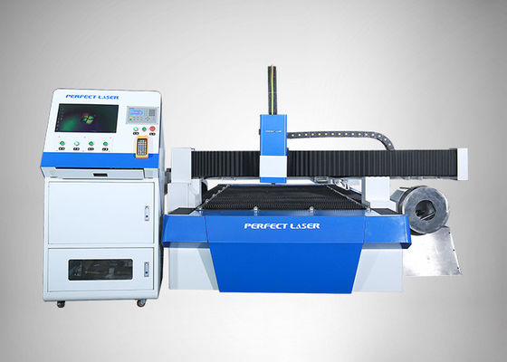 Découpeuse ronde de laser de fibre de tuyau/feuille en métal machine de coupeur du laser 3D