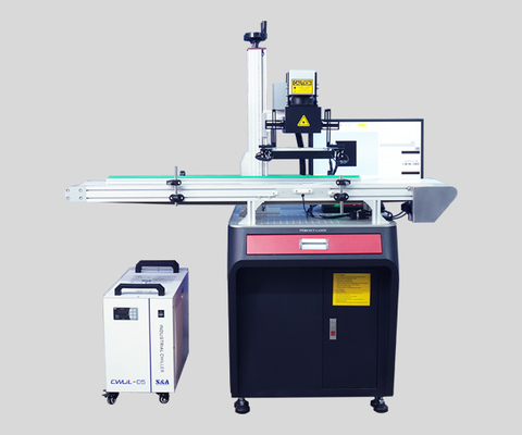 Machine de gravure de repérage UV industrielle visuelle automatique de laser de système de positionnement de caméra CCD