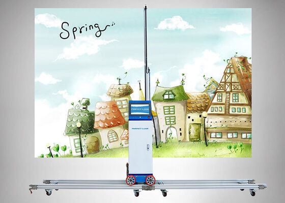 Imprimante murale avec deux têtes d'impression, imprimante à jet d'encre directe sur le mur pour l'impression de grandes images