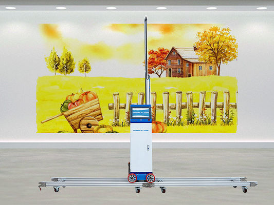 Imprimante murale double tête 64 ㎡/h, machine d'impression murale à grande vitesse pour peintures murales et décoration