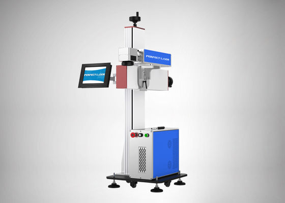 machine d'inscription de laser de vol de 1064nm 20W soulevable pour la chaîne de production